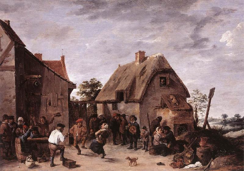 TENIERS, David the Younger Flemish Kermess kh oil painting picture